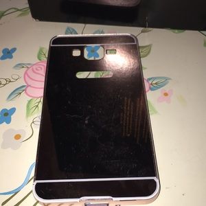 Rose Gold Galaxy Grand Prime Mirror Case